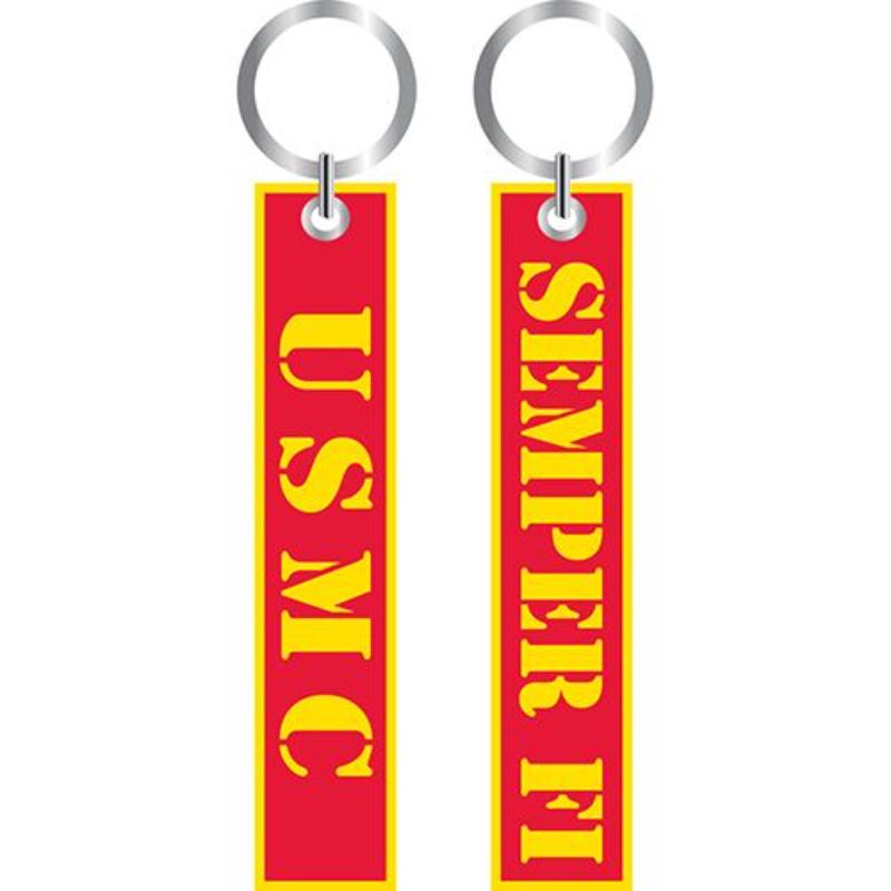 KC0521 Key Ring - USMC Semper FI - Embark II - 5 x 1.63 in.