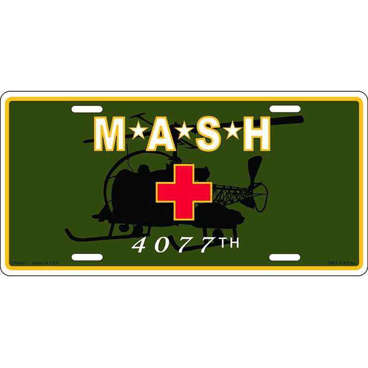 LP0682 License Plate Frame - Mash 477th - 6 x 12 in.