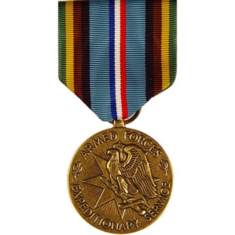 M0061 Medal - Armed Forces Expeditionary - 2.88 in.