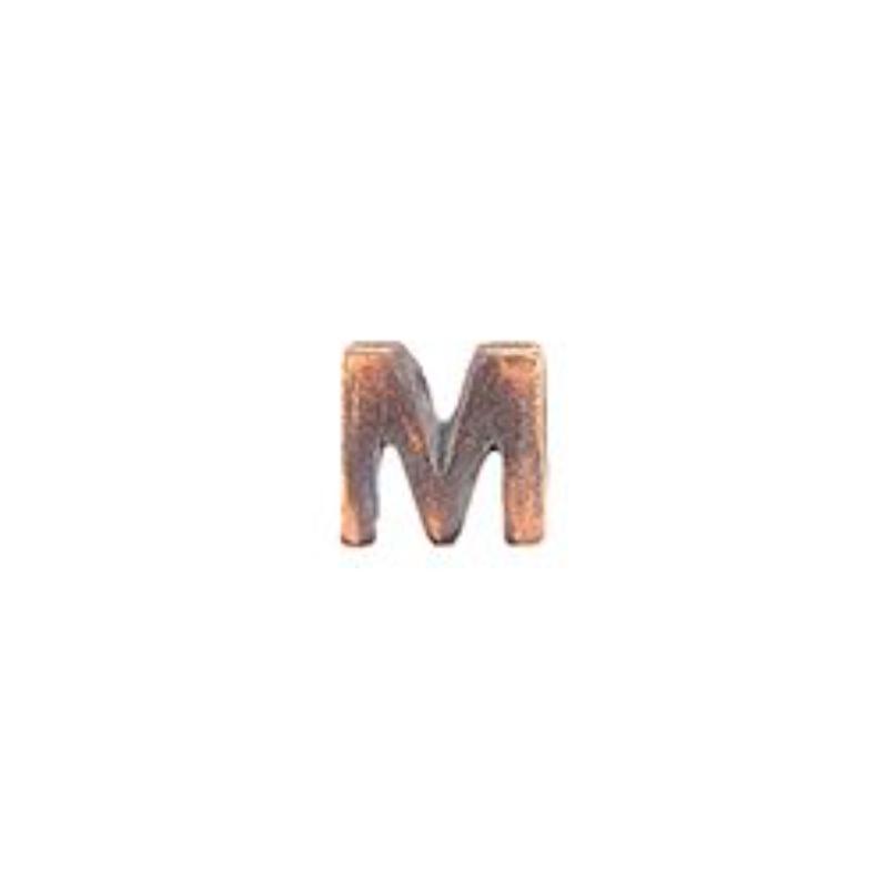 M7814 Dev-Letter M, Bronze - 0.125 in.