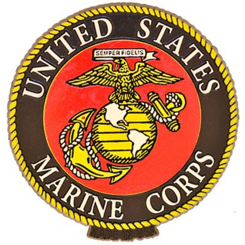 MG0103 Magnet - USMC Logo - 2.625 in.