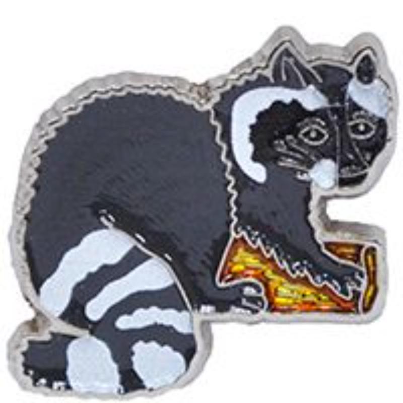 P00210 Pin - Raccoon - 1 in.