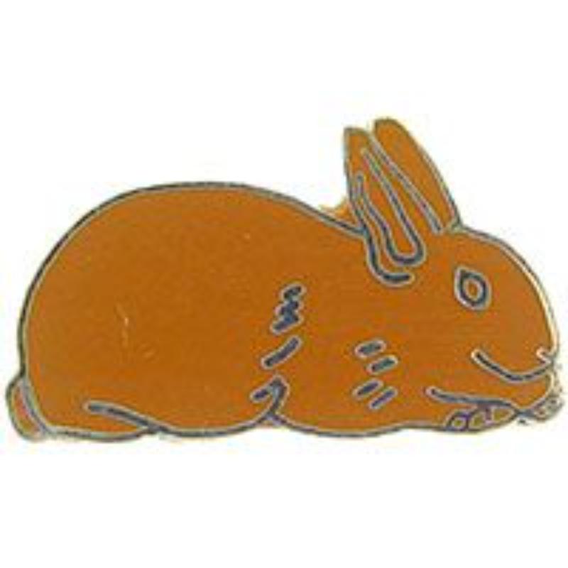 P00395 Pin - Rabbit, N.Z. - Brown - 1 in.