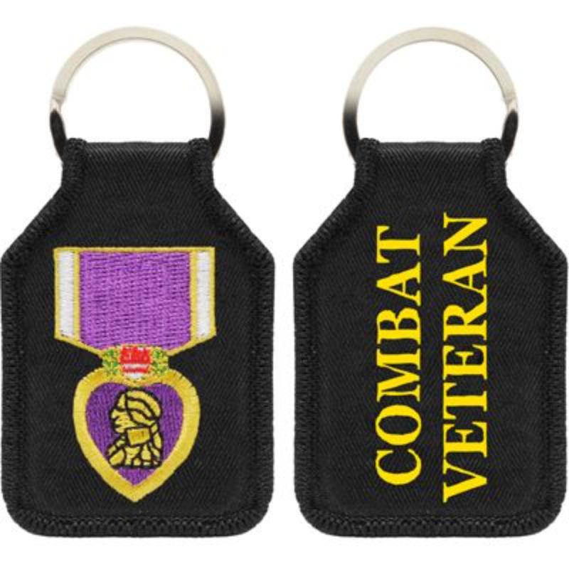 KC0166 Key Ring - Purple Heart - Embark - 1.88 x 2.75 in.