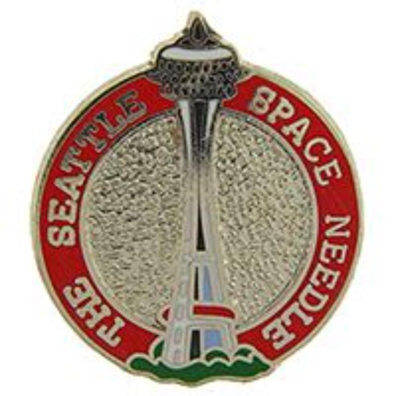P00465 Pin - Wa, Seattle Space - 1 in.