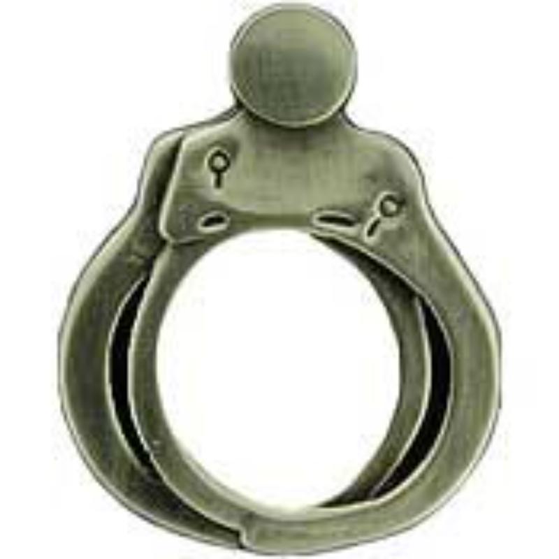P00682 Pin - Police Handcuffs - 1 in.