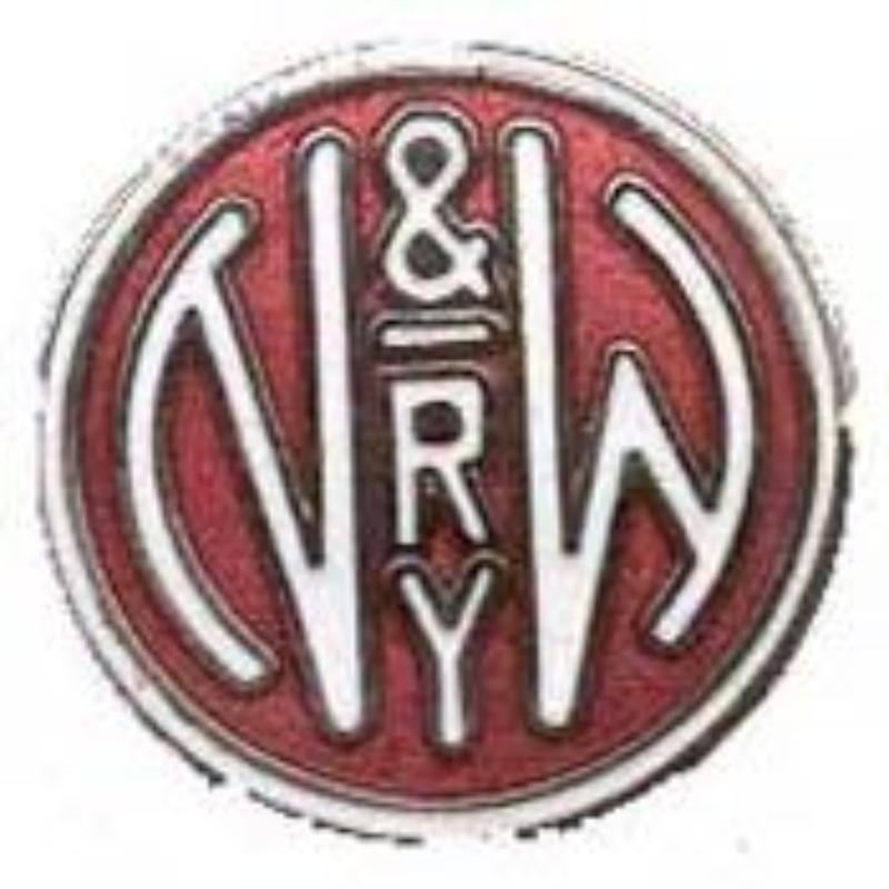 P01026 Pin - RR, N&W Railroad - 1 in.