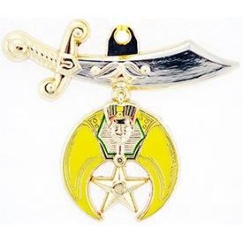 KC2098 Key Ring - Orange, Shrine, Bright-Shine - 1.75 in.