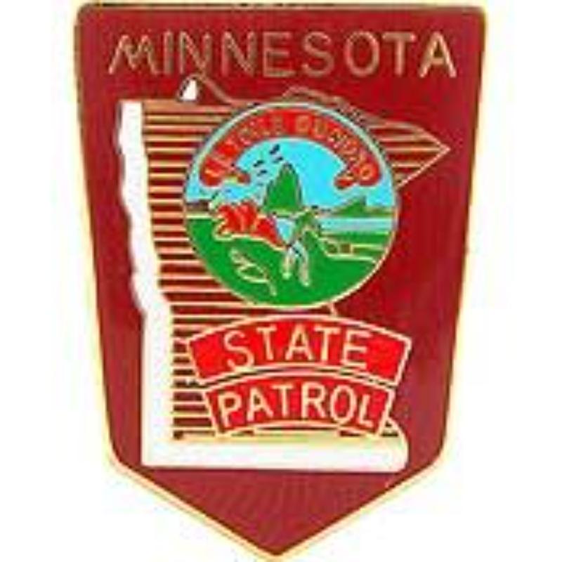 Picture of Eagle Emblems P02523 Pin - Police Patch&#44; Minnesota - 1.125 in.