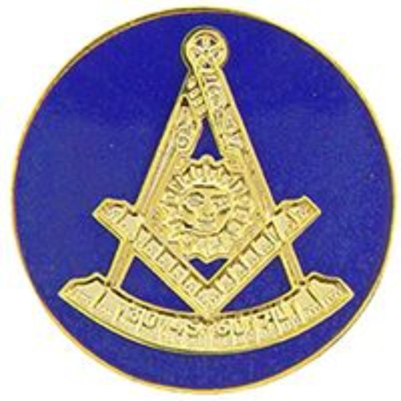 P05351 Pin - Orange, Past Master - 1 in.