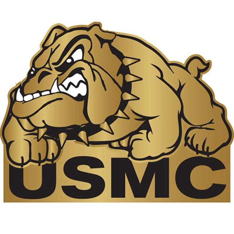 P05733 Pin - USMC, Bull Dog - 1.625 in.