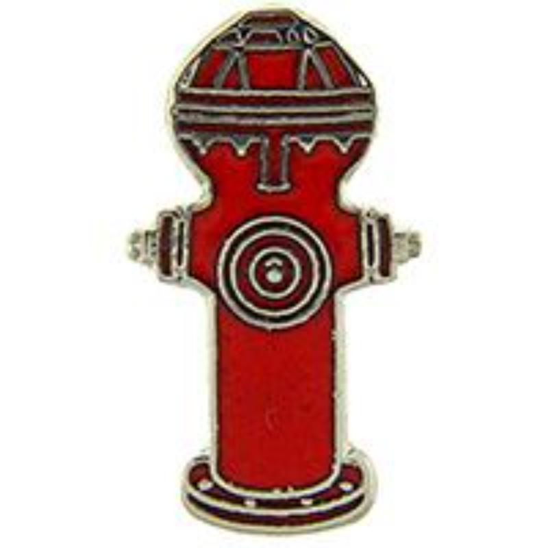 P06088 Pin - Fire, Hydrant, Red - 1 in.
