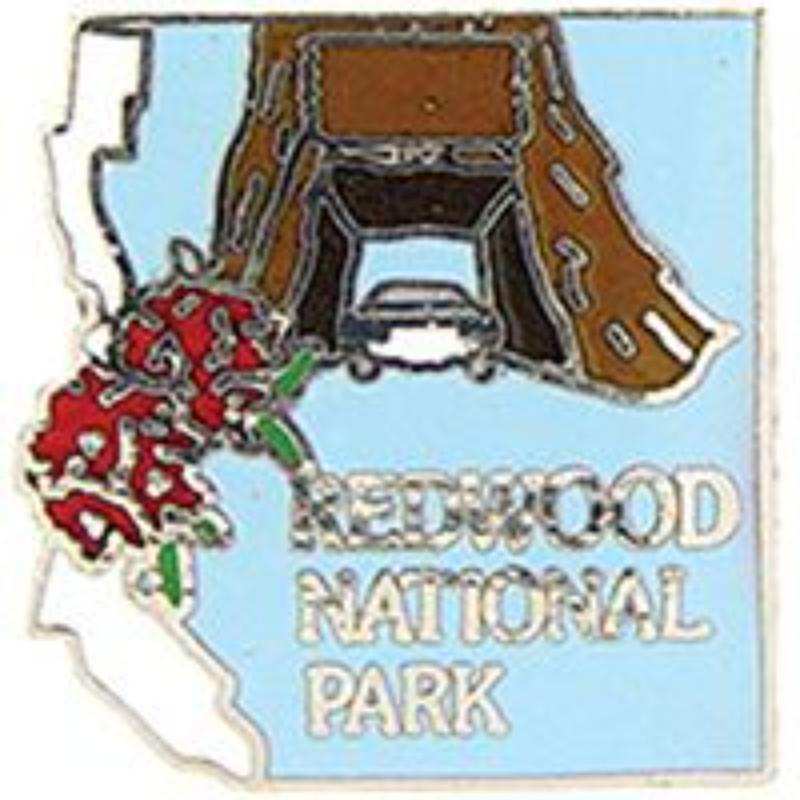 P09064 Pin - National Park, Redwood - 1 in.