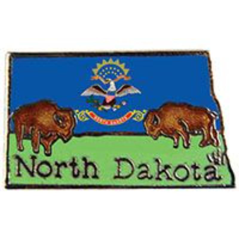 P09235 Pin - North Dakota - 1 in.