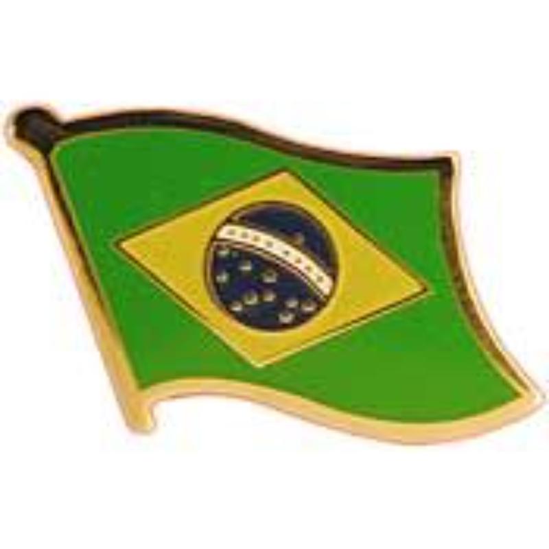 P09514 Flag Pin - Brazil - 1.625 in.