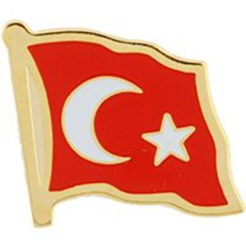 P09610 Flag Pin - Turkey - 1.625 in.