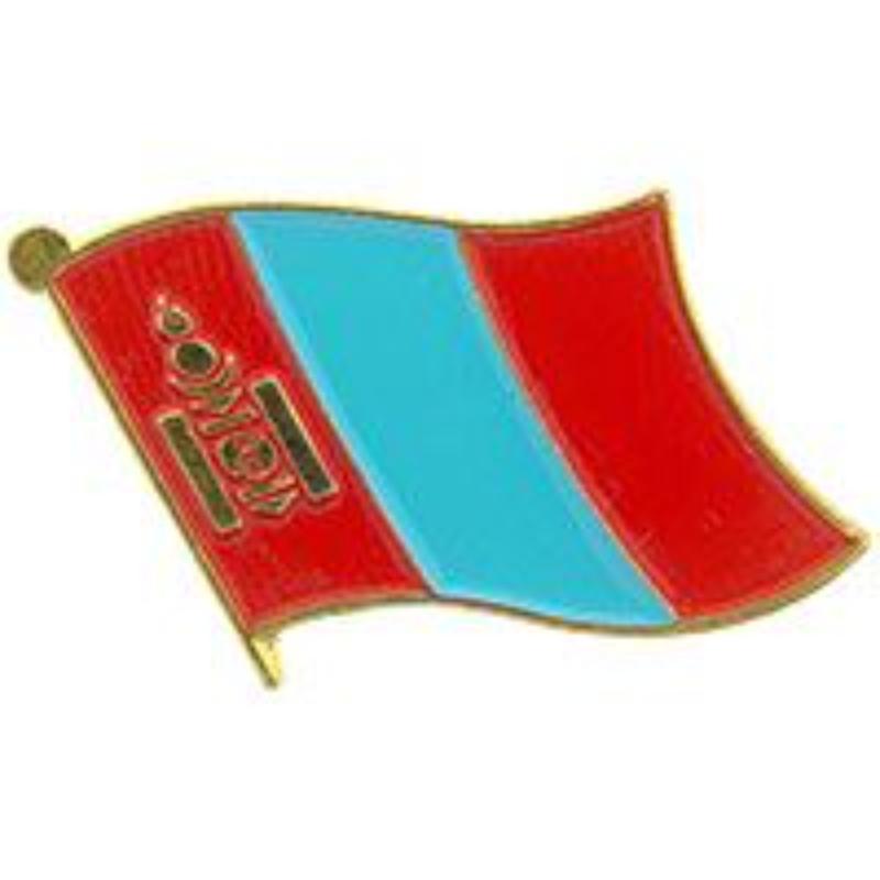 P09646 Flag Pin - Mongolia - 1.625 in.