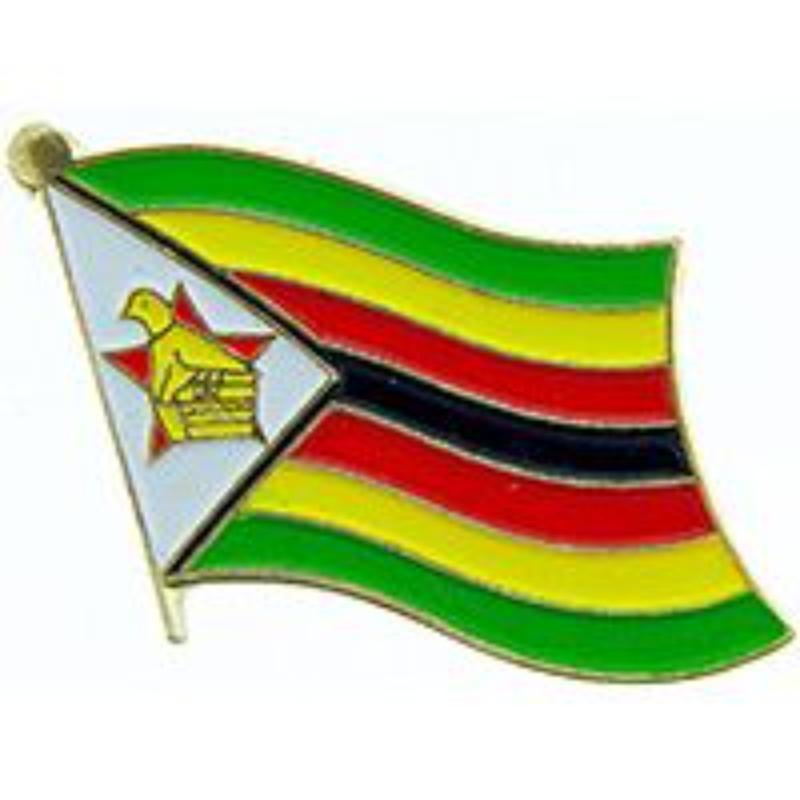 P09665 Flag Pin - Zimbabwe - 1.625 in.