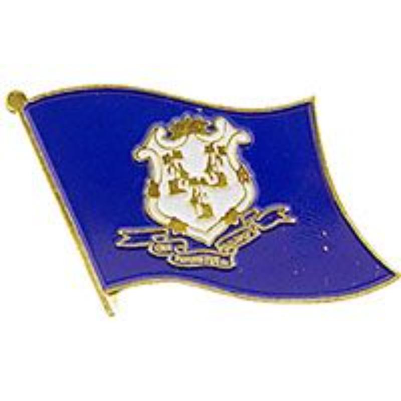 P09907 Flag Pin - Connecticut - 1.625 in.