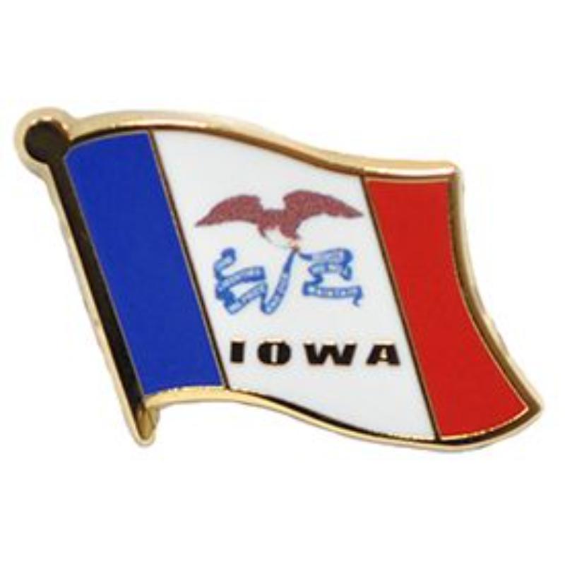 P09916 Flag Pin - Iowa - 1.625 in.