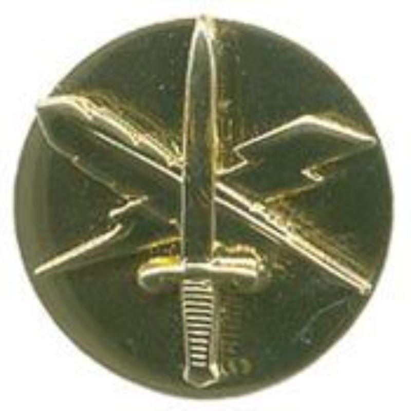P10429 Pin - Army, ENL, Pub Affrs - Gold - 1 in.