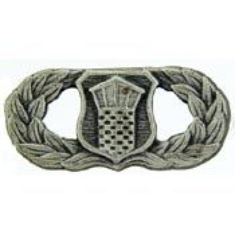 Mini Wing Pin - USAF Traffic Control Basic - Pewter - 0.88 in. - Durable Design