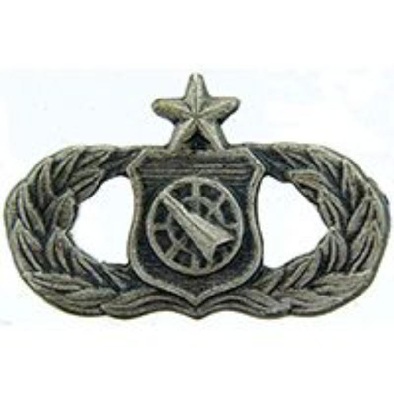 P12105 Mini Wing Pin - USAF, Weapons Control, Senior - 0.88 in.