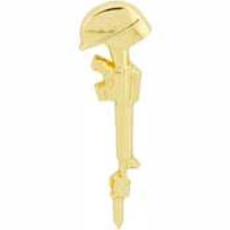 Memorial Rifle Pin - Kia Battle Cross - 1.5 in. - Durable Design