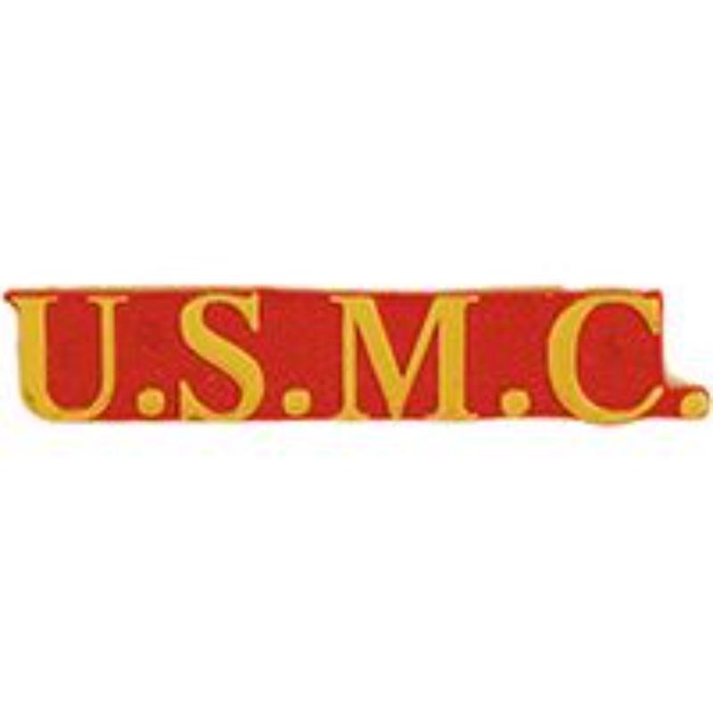 P12615 Pin - USMC, Script U.S.M.C - 1.5 in.