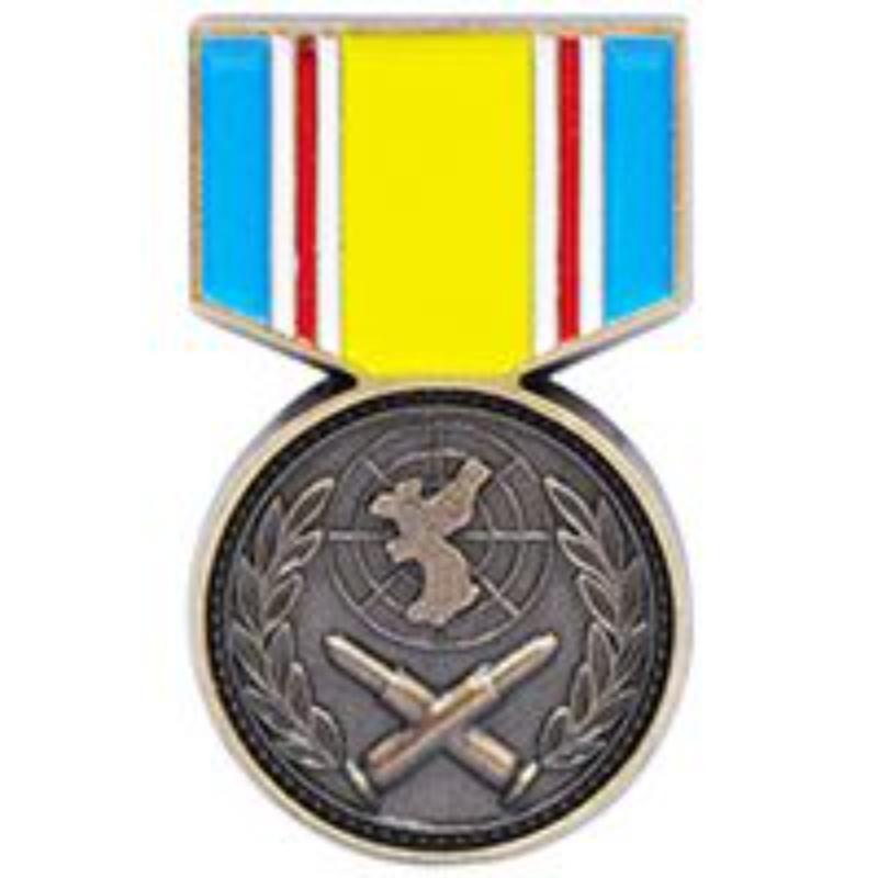 P14215 Pin - Medal, Korean War Service - 1.181 in.