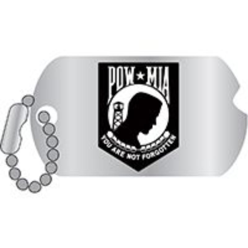 P14230 Pin - Pow Mia - Dog Tag - 1 in.