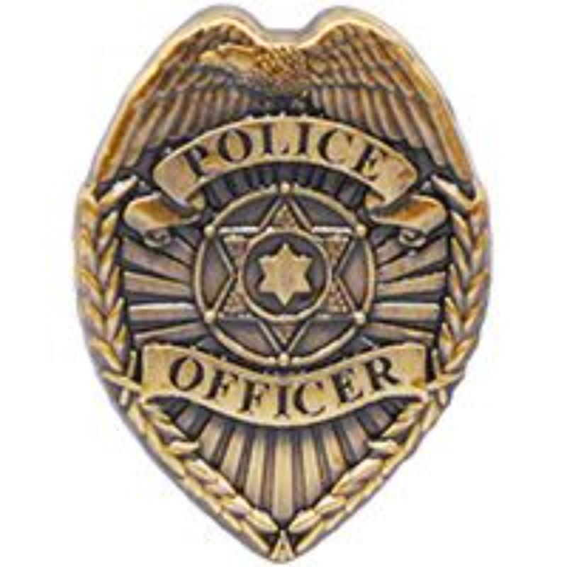 P14253 Pin - decal, Police Officer - 1 in.