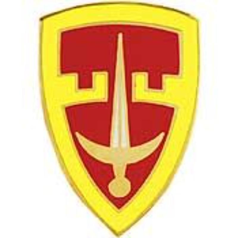 P14667 Pin - Army, US Military Assistance - 1 in.