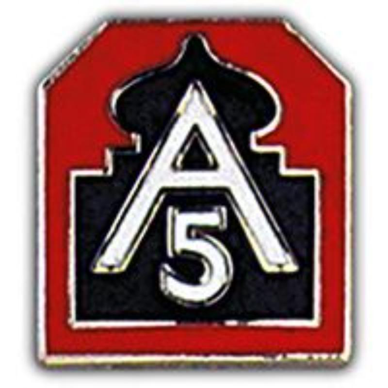 P14891 Pin - Army, 5th - 0.88 in.