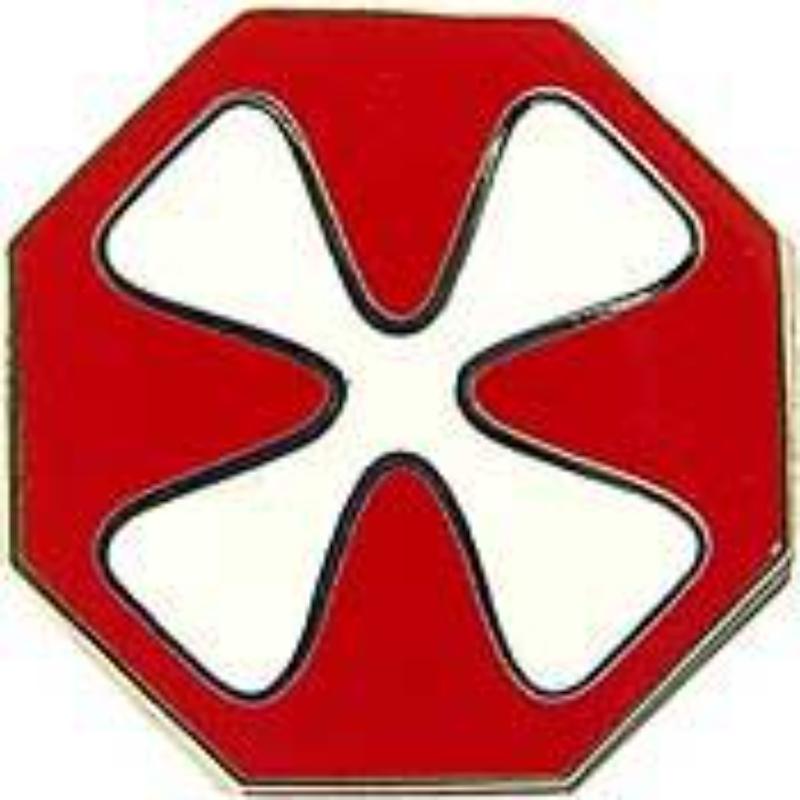 P14904 Pin - Army, 8th - 0.88 in.