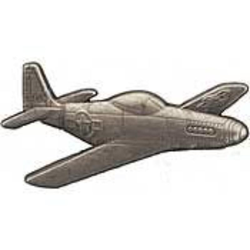 P-51 Mustang Pin - Pewter - 1.31 in. - Military Theme