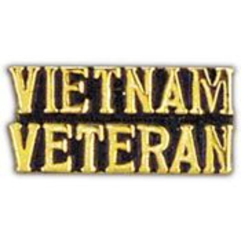 P15206 Pin - Vietnam Script Vietnam Veteran - 1.25 in.