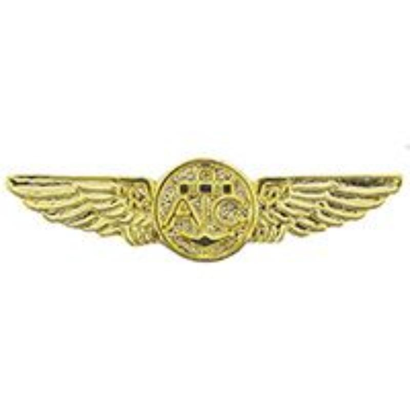 Mini Wing Pin - USN Aircrew - Gold - 1.25 in. - Durable Design