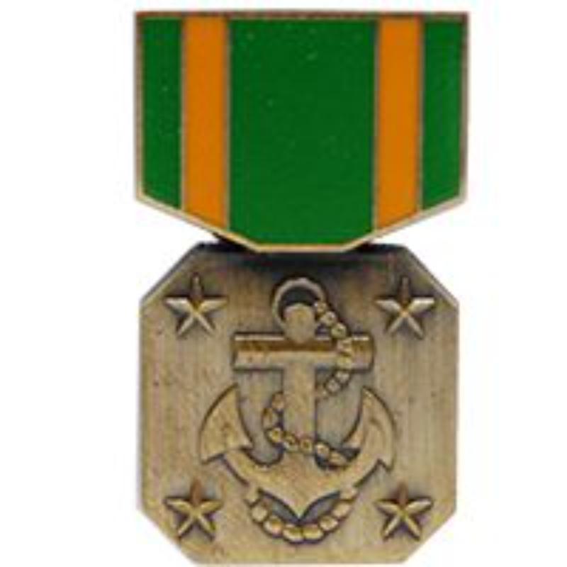 USN Achievement Medal Pin - Gold - 1.181 in. - Durable Design