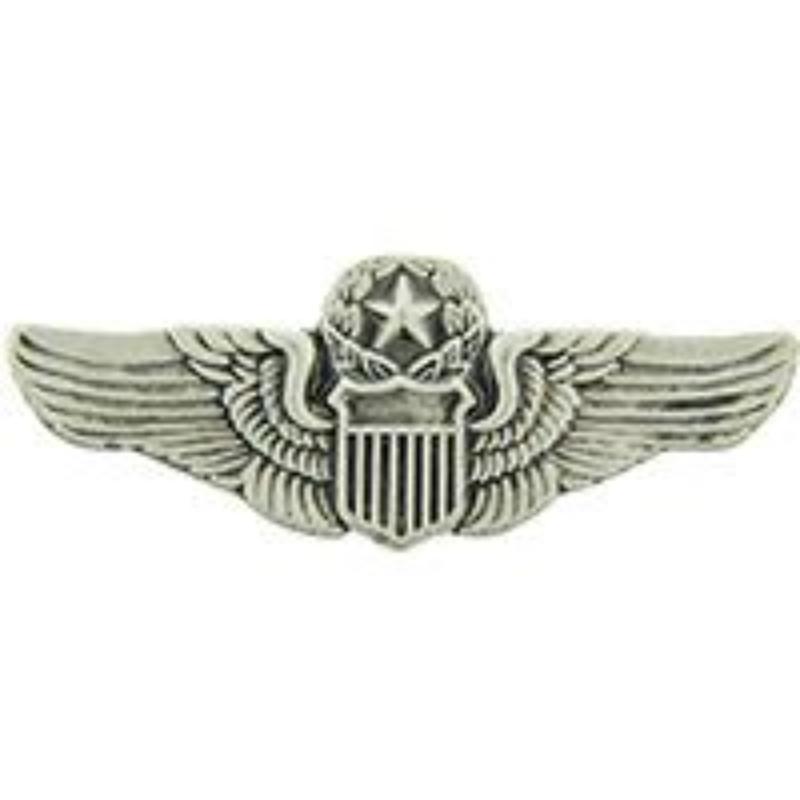 P15441 Mini Wing Pin - USAF, Pilot, Master - 1.25 in.