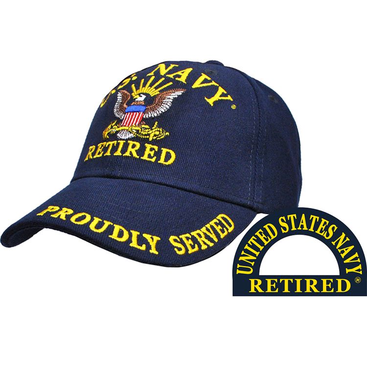 CP00205 Cap - USN, Retired