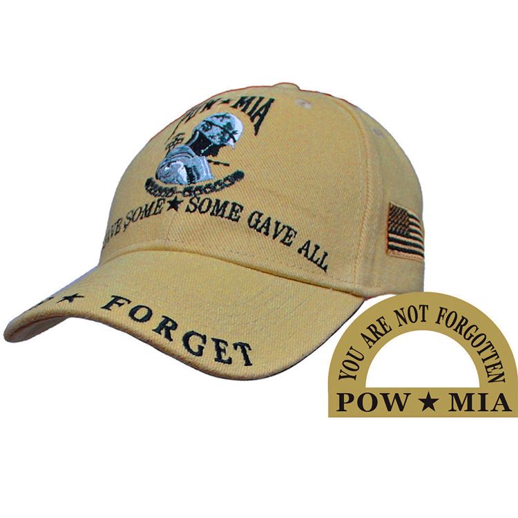 CP00505 Cap - Pow Mia, Never Forget - Dark Desert