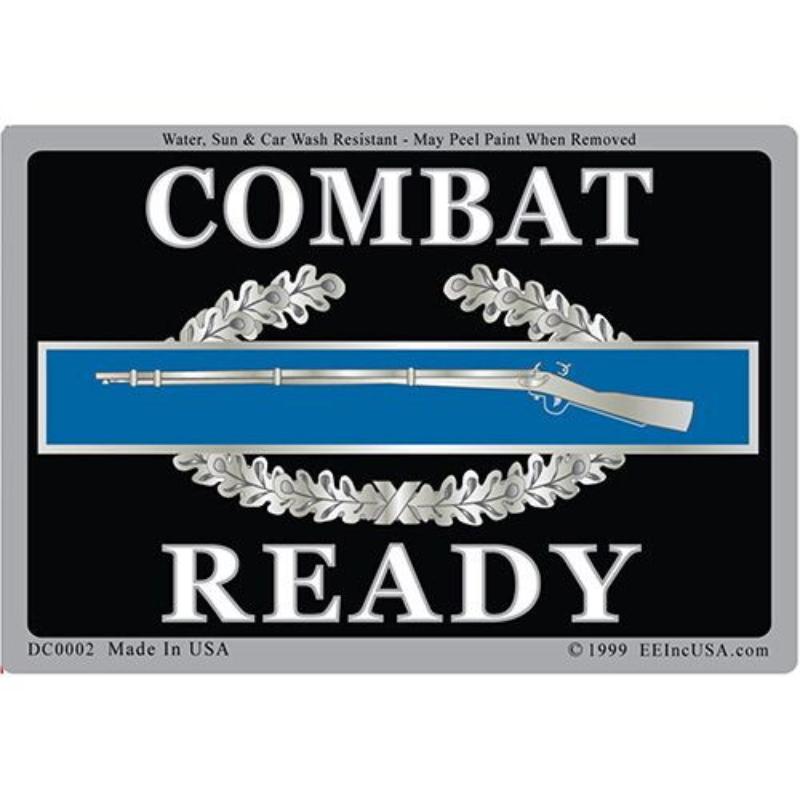 DC0002 Sticker - Army, Cib - 3 x 4.25 in.