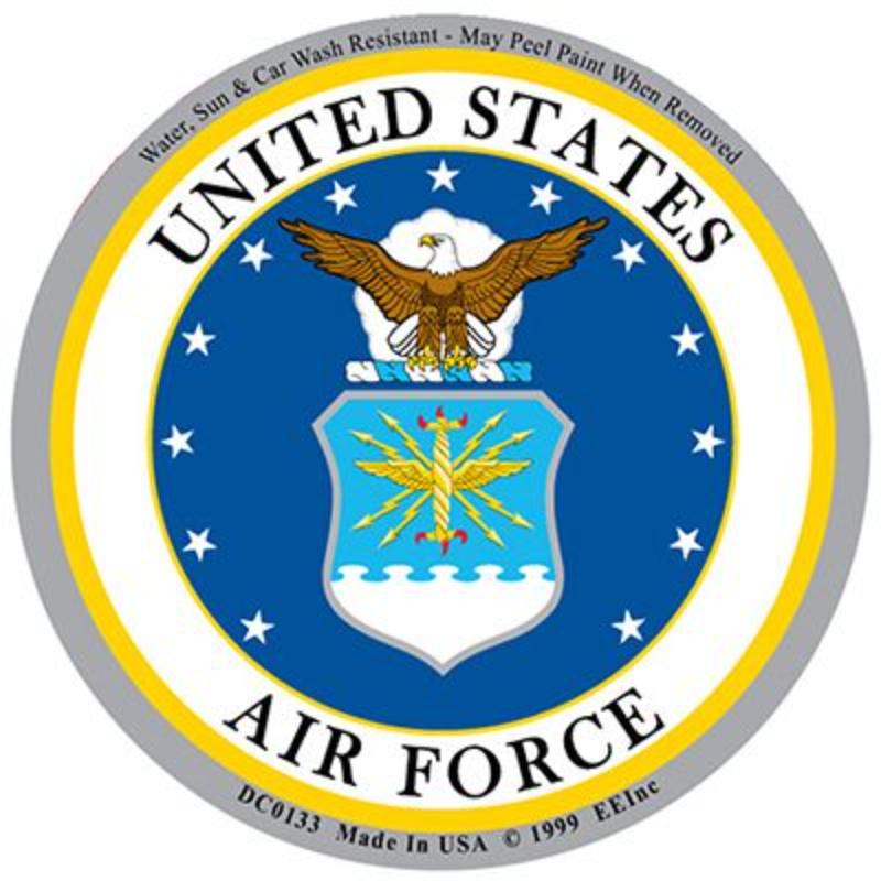 DC0133 Sticker - USAF Emblem - 3.5 in.
