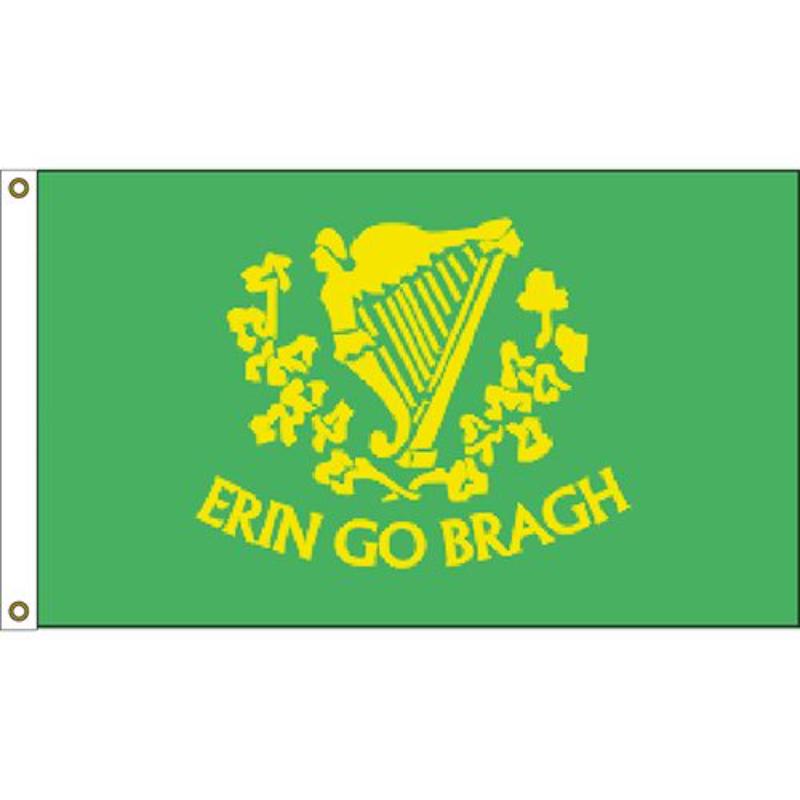 F1052 Flag - Irish - Erin Go Brah - 3 x 5 ft.
