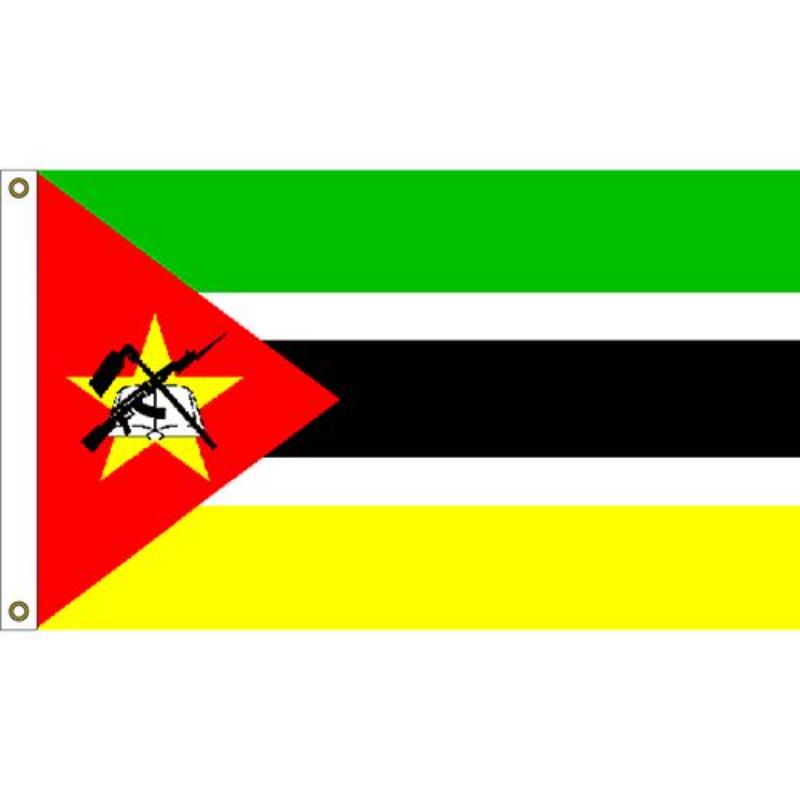 F1073 Flag - Mozambique - 3 x 5 ft.