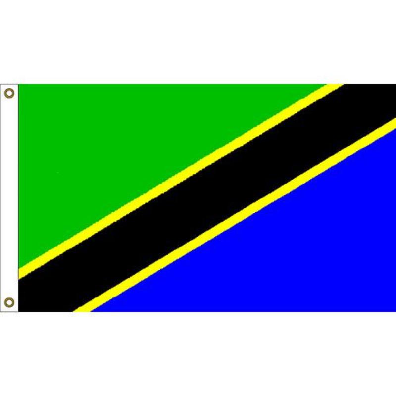 F1262 Flag - Tanzania - 3 x 5 ft.
