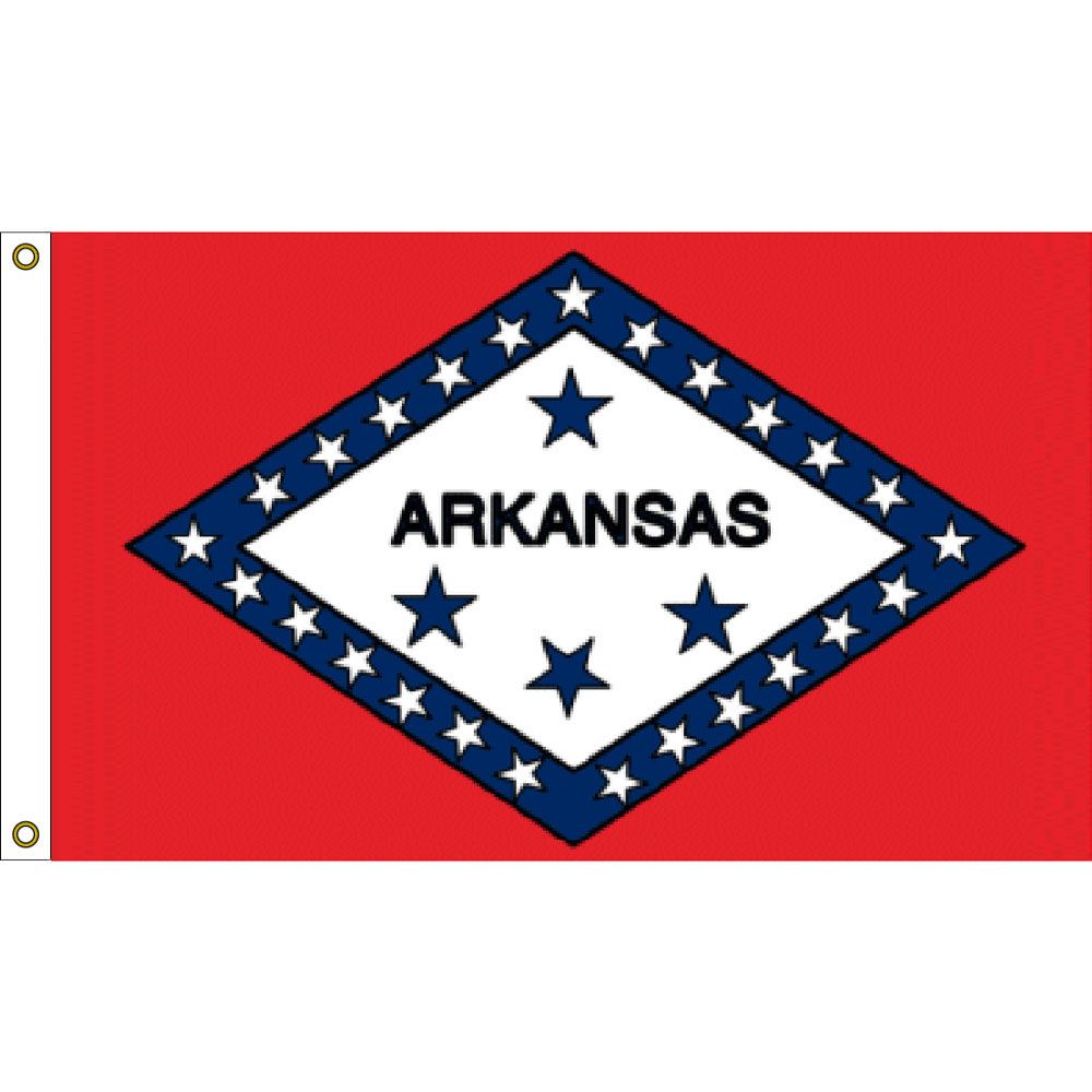 F1504 Flag - Arkansas - 3 x 5 ft.