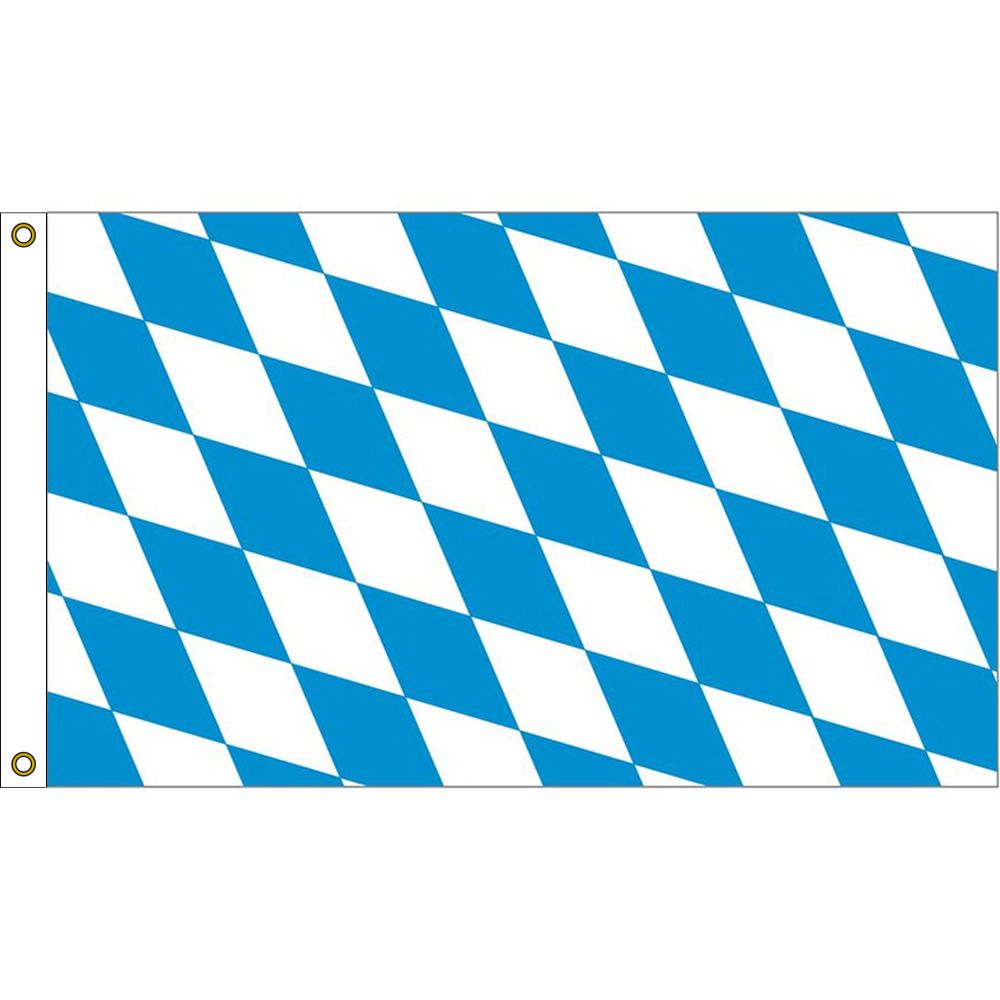 F1602 Flag - Bavaria - 3 x 5 ft.