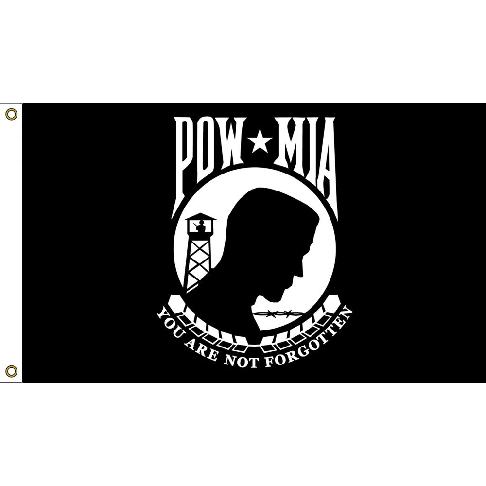 F2307 Flag - Pow Mia - 2 x 3 ft.